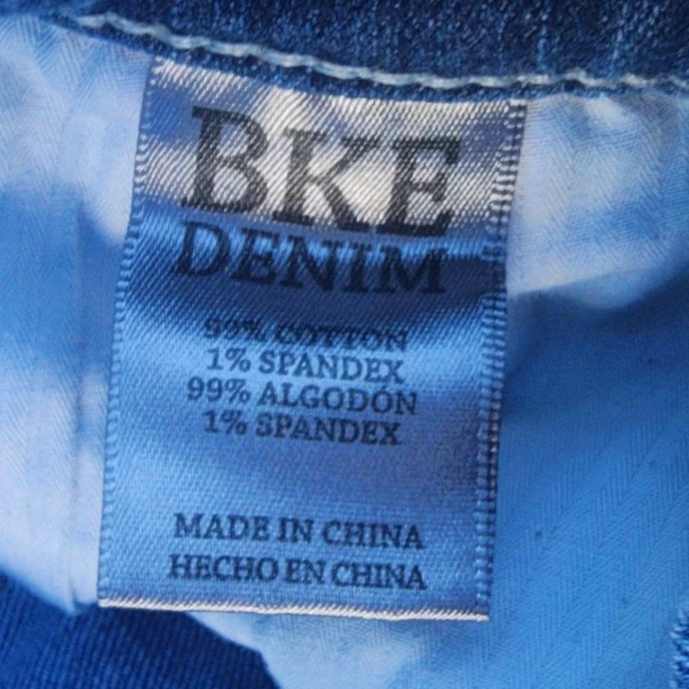 BKE Alec Straight Leg Jeans Mens 30R‎ Medium Wash Blue Denim Stretch 30x29
